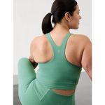 Athleta XS Purpose Crop Bra Small D-DD Juniper Green Photo 3