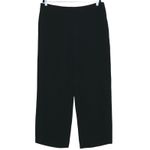 Giorgio Armani  100% Silk Black Wide Leg Dress Pants Size 12 Photo 1