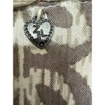 Z&L Europe Embroidered Swim Cover Up Gray Boho Size S/M Photo 4