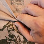 Compton Cowboys tan graphic t Photo 2