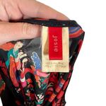 Josie by Natori Japanese Geisha Roses Mixed Pattern Babydoll Slip Dress Red Photo 5