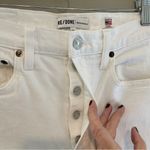 RE/DONE  Originals White Jeans Raw Hem Size 29 Made in USA Photo 1