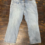 Torrid  high rise straight 20 light wash distressed jeans Photo 0