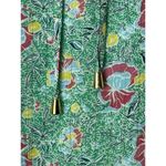 Jade Shirt Women Large Green Floral Ruffle Bell Sleeve Peasant Top Boho Cottage Green Photo 7