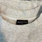 White Fox Boutique  Essentials Club Set Crewneck & Sweatpants Grey Marle Pink Photo 5