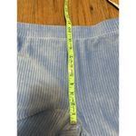 Aerie NWT Womens Groove On Blue High Rise Velour Ribbed Flare Pants Size Small Photo 6