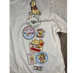 Disney  Winnie the Pooh Yellow Sweet Honey Jar cropped T-Shirt Womens L 11-13 Photo 1