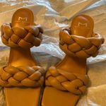 Marc Fisher Women Hammy Heeled Slide Sandals Size 61/2 Beige Photo 3