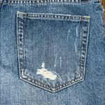 Free People Distressed High-Rise Denim Shorts – Size 26, Raw Hem, Vintage Wash Photo 10