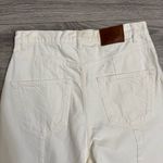 ZARA The Petit Women Off White Tapered High Rise Relaxed Fit Boho Jeans Size 6 Photo 6