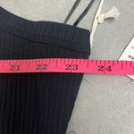 Good American Womens Plus Size 5X Cropped Tank Top Black One Shoulder Ribbed NWT Photo 6