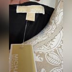 Michael Kors Michael  Black Gold Chain Keyhole Blouse Women’s Plus 2X NWT Photo 2