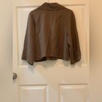 Sandro  Brown Linen Blend Double Chunky Button Style Jacket.     Size-Medium Photo 2