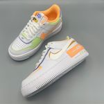 Nike AIR FORCE 1 SHADOW CASUAL SHOES MULTI-COLOR/WHITE Size 8.5 Photo 4