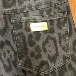 Escada Slim Straight‎ Jeans leopard print Black Grey size 34 us 2 Photo 5