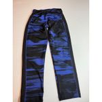 Puma  Women's Medium M Activewear Leggings Blue Black Athletic‎ Pants Photo 4
