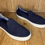 Rothy's  Deep Navy Blue Slip On Sneaker Knitted Wool Blend
Women’s 6.5 Photo 0