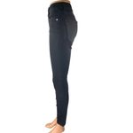 ZARA  Women's Black High Waisted Cropped Casual Cotton Skinny Denim Jeans Size 6 Photo 1