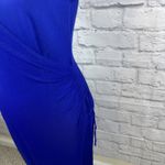 Laundry by Shelli Segal  NWT Flattering Stretch  Ruched Wrap Dress Size 6 Photo 10