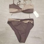 l*space πL*π Shimmer Bikini Set Ringo Bikini Top + Nancy Lee Bikini Bottom L NWT Photo 13