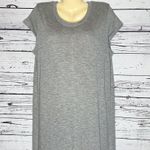 Jessica Simpson NWT Size L Heather Gray Split High-Low Hemline Lounge Dress Photo 1