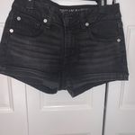American Eagle Black Jean Short Photo 1