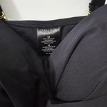 Catalina  Women's Swim Twist Front Bandeau Tankini Top Size 1X Black Photo 1