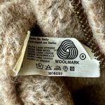 United Colors Of Benetton Oatmeal Wool Knit Sweater Cozy Cabincore Woodsy Fall Photo 8