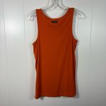 Harley Davidson  Women's Y2K Orange Rhinestone Emblem Ribbed Tank Top XL Biker Photo 5