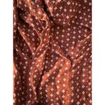 Blue Rain Women's Rust Orange Blue Lightweight Kimono Wrap Duster Flowy Photo 6