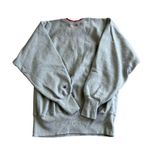 Champion Vintage Crewneck Gray Red Sweatshirt Sz XL Photo 2