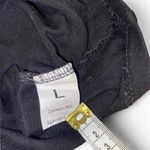 basic black racer back cropped tank top Size L Photo 2