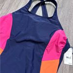 Lands' End  One Piece Color Block Bathing Suit Photo 2