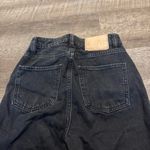 ZARA  Black Denim High Waisted Mom Jeans Photo 5