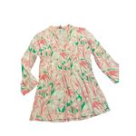 Lilly Pulitzer Woman’s Top Tunic Flamingo Sarasota Pintuck Sz XS 3/4 Sleeve Pink Photo 6