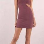 Tobi Mauve Cutout Bodycon Dress Photo 0