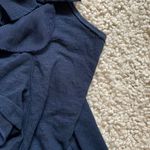 Hollister  cute navy bow ruffle racer back tank Photo 5