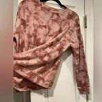 Athleta Women's Studio To Streetwear Tie Dye Crewneck Sweatshirt Pink Size XS Photo 7