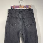 Arizona  Jean Co. Womens Size 7 Highest Rise Mom Jeans Faded Black Denim Pockets Photo 3