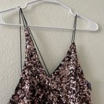 ASTR NWT The Label Sequin Mini Dress Asymmetrical Party Cocktail Stretch Large Photo 5