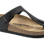 Birkenstocks Gizeh Birko-Flor black size 41 = women’s 10.5 Photo 0
