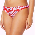 Trina Turk New. red and lilac twist side bikini bottom. 8. Retails $79 Photo 0