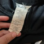 Studio Y Y2K  Black Floral Halter Dress Midi Asymmetrical Hem Photo 2