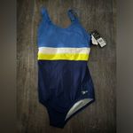 Speedo NWT  Women's Quantum Splice High Cut Swimsuit bathing Suit Cerulean Blue 6 Photo 1