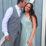 Azazie Bridesmaids Dress BROOKE AGAVE Photo 1