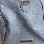 Betsey Johnson NEW  SKULLS Weekender Dufflel - Halloween Gray Large Bag w tag Photo 10