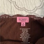 Miami Brown Lace Trim Cami Top Photo 2