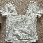 Lululemon Align T-Shirt Cheetah Camo Antique White Multi Photo 3