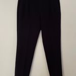 J.Crew Women’s  Black Straight Leg Pants Size 6 Pleats Pockets Photo 0