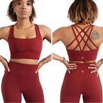 Buffbunny Collection Buffbunny Vineyard red Revolution sports bra Photo 1